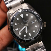 ساعت مچی مردانه هامر اورجینال مدل Grey Diver Steel – استیل، تک موتور، صفحه طوسی خاکستری، کد A2381